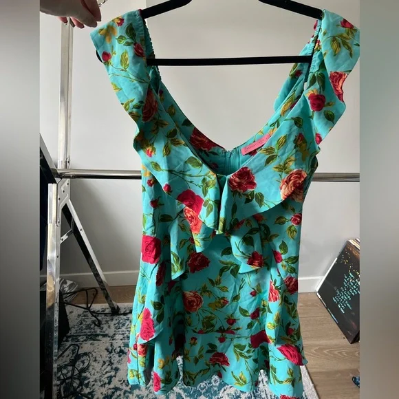 Signature 8 Floral Ruffle mini Dress - Picture 4 of 8